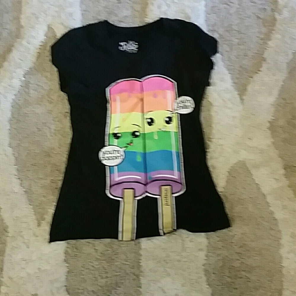 Popsicle cartoon short sleeve tee